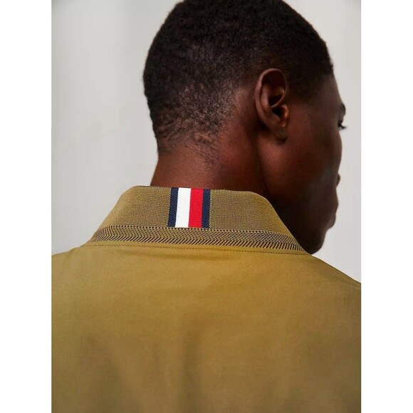 Tommy Hilfiger Lightweight Water-Resistant Bomber Camel Khaki Men’s S Jacket NWT - Picture 9 of 9